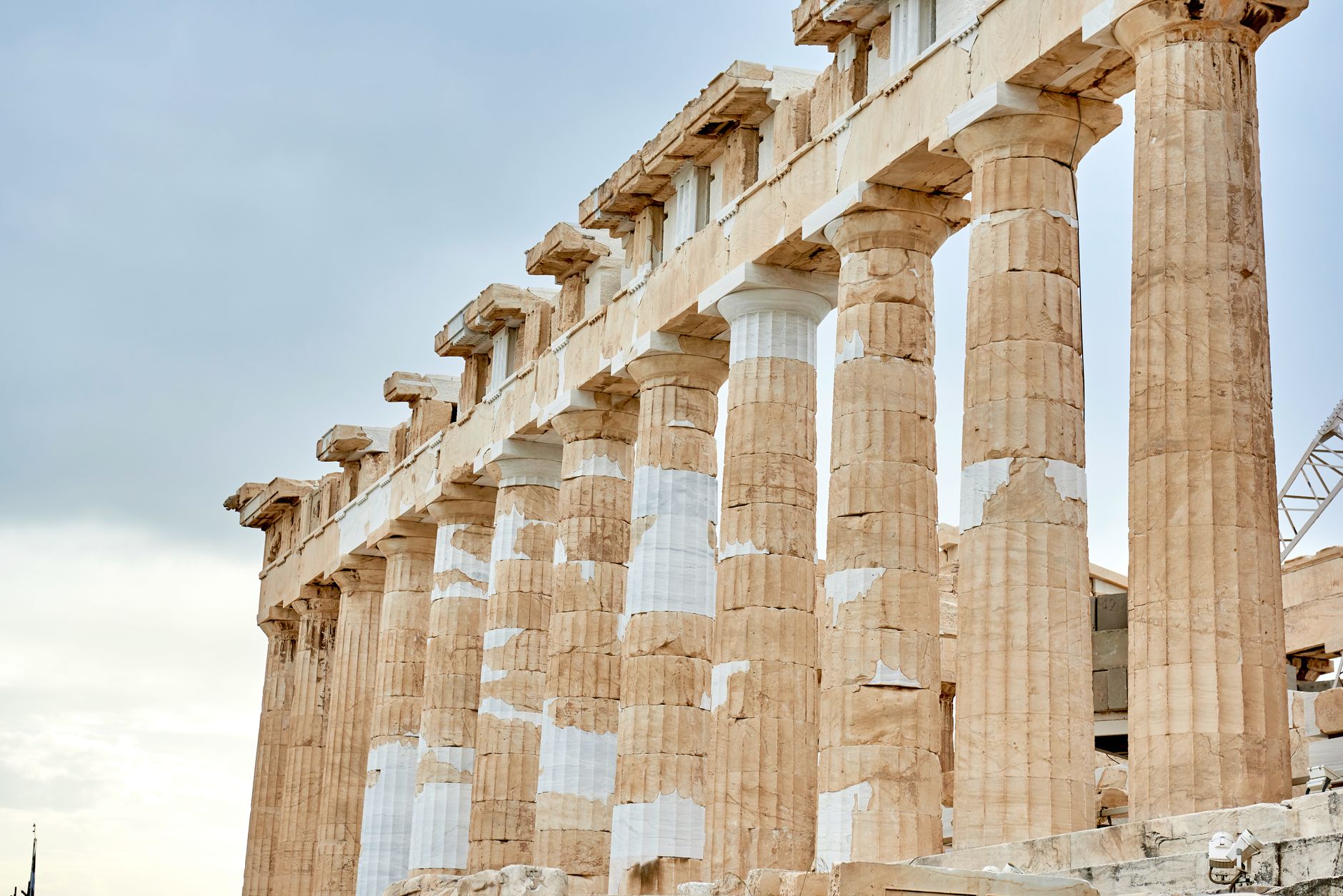 The Parthenon in Athens at golden hour
